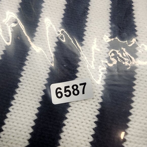 Womens Talbots Navy & White Striped Cardigan Sweater Button Down Long Sleeve XL - Picture 10 of 10